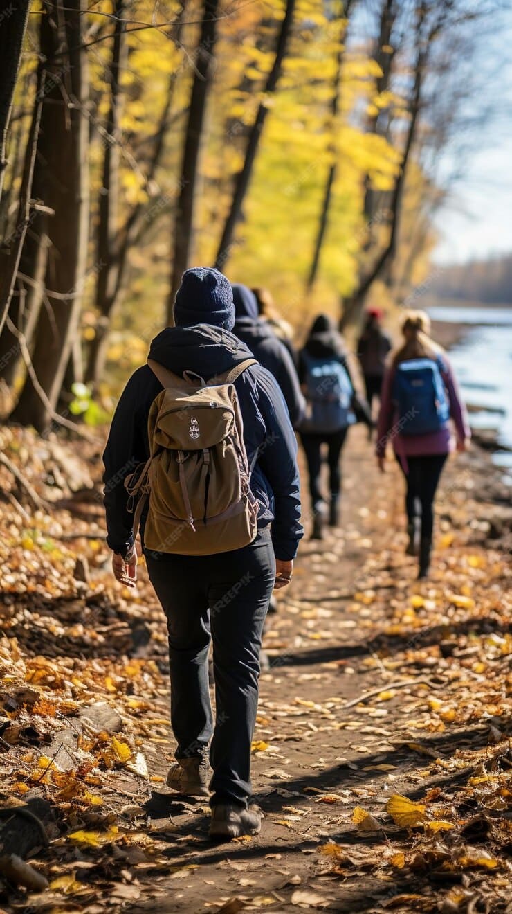 travailler son son comportement lors du Rando coaching outdoor en marchant